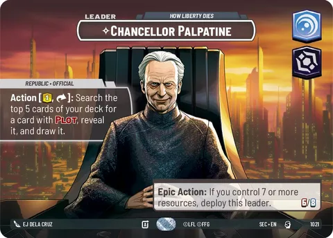 Chancellor Palpatine, How Liberty Dies