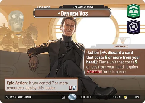 Dryden Vos, I Never Ask Twice