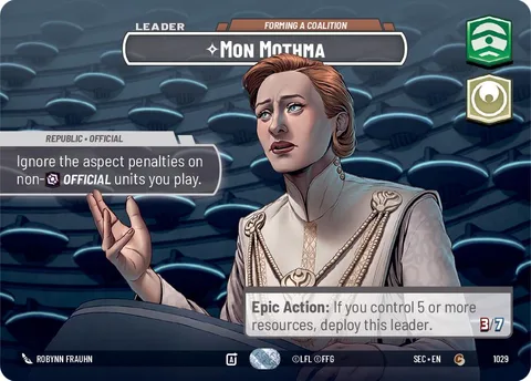 Mon Mothma, Forming a Coalition