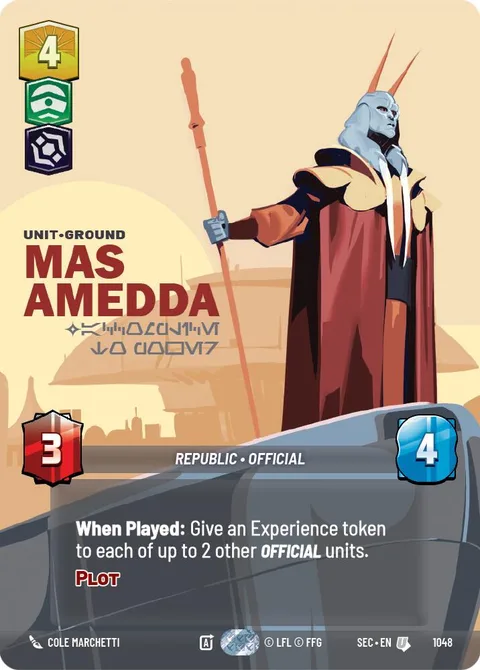 Mas Amedda, Accomplice to Power