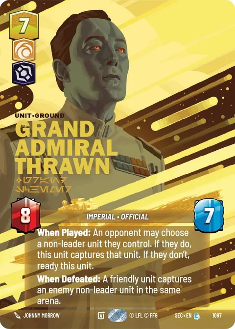 Grand Admiral Thrawn, Grand Schemer