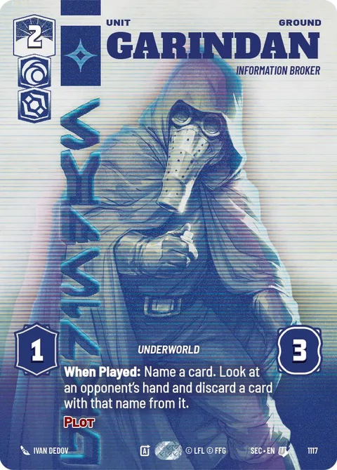 Garindan, Information Broker