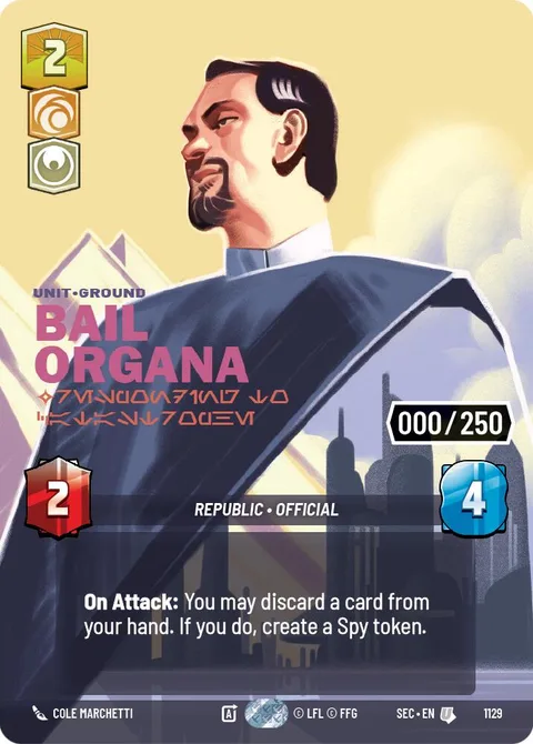 Bail Organa, Responding to Catastrophe
