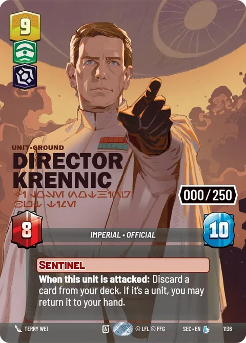 Director Krennic, I Lose Nothing But Time
