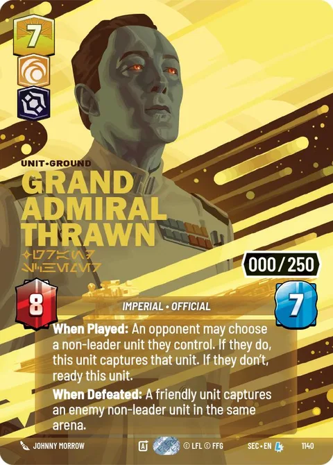 Grand Admiral Thrawn, Grand Schemer