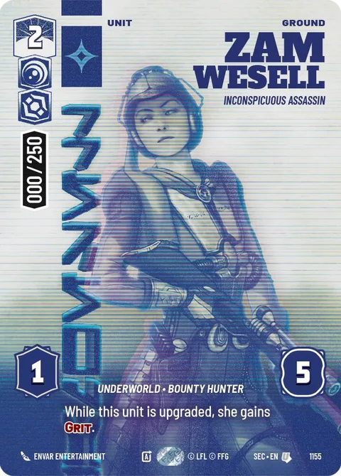 Zam Wesell, Inconspicuous Assassin