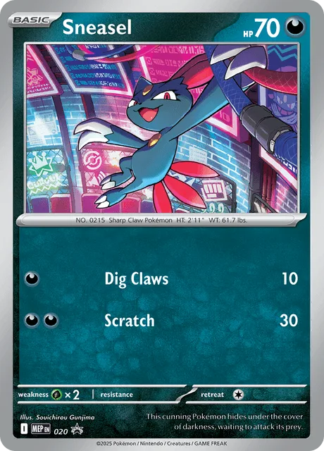 Sneasel [Dig Claws | Scratch]