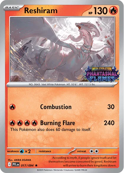 Reshiram [Combustion | Burning Flare]