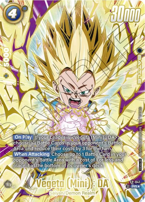 Vegeta (Mini) : DA (FP-041) [Fusion World]