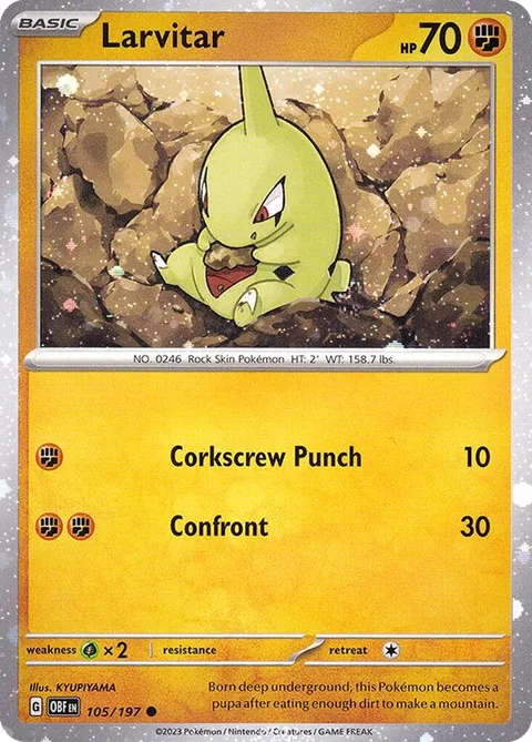 Larvitar [Corkscrew Punch | Confront]