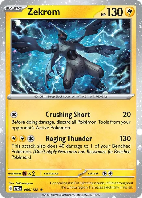 Zekrom [Crushing Short | Raging Thunder]