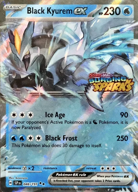 Black Kyurem ex [Ice Age | Black Frost]