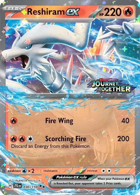 Reshiram ex [Fire Wing | Scorching Fire]