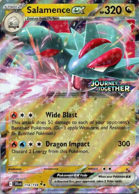 Salamence ex [Wide Blast | Dragon Impact]