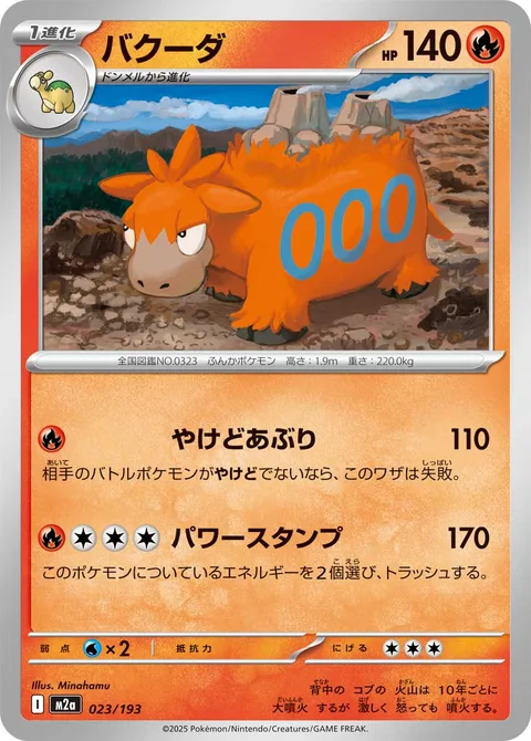 Camerupt [Roasting Burn | Power Stomp]