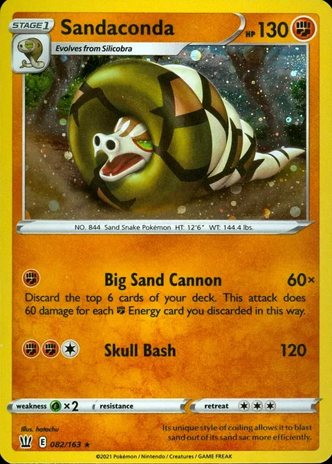 Sandaconda [Big Sand Cannon | Skull Bash]