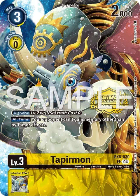 Tapirmon (EX8-030)