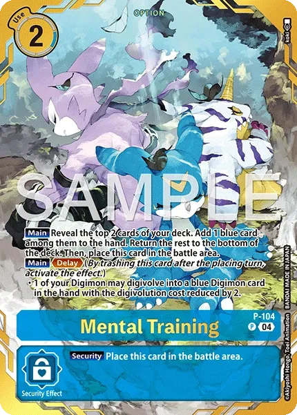 Mental Training (P-104)