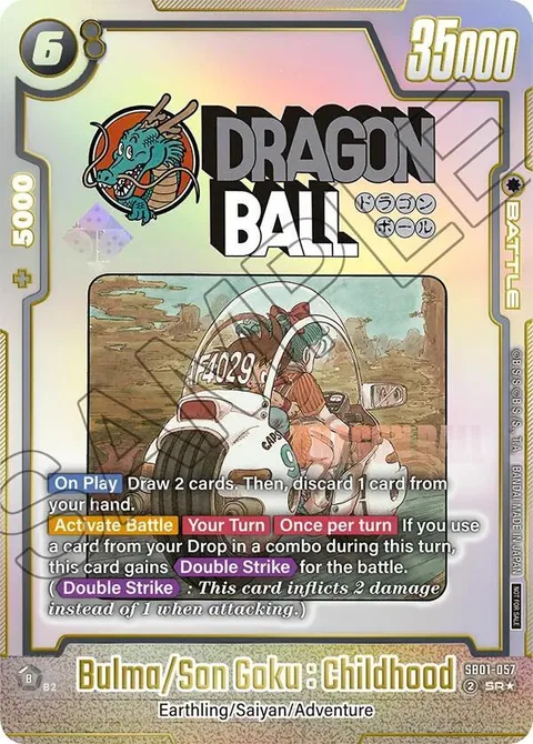 Bulma/Son Goku : Childhood (SB01-057) [Fusion World]