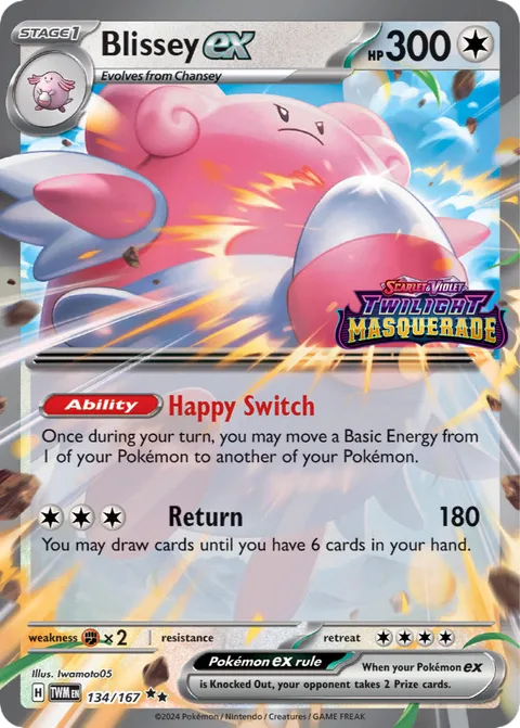 Blissey ex [Happy Switch | Return]