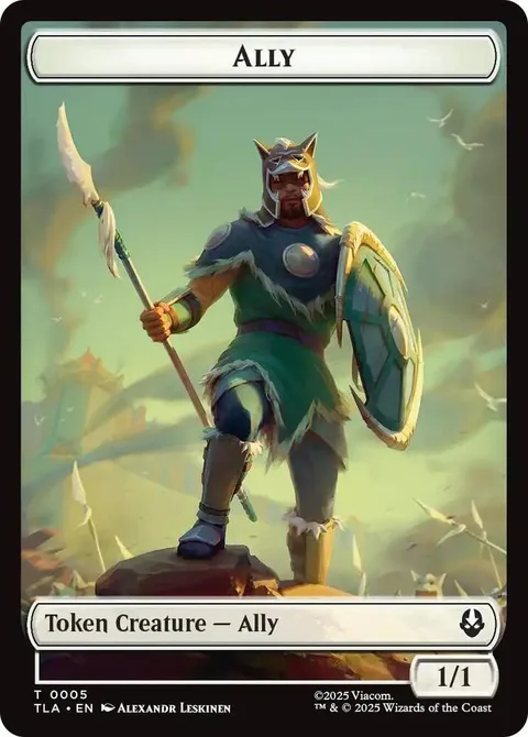 Ally Token (W 1/1) // Soldier Token (R 2/2)