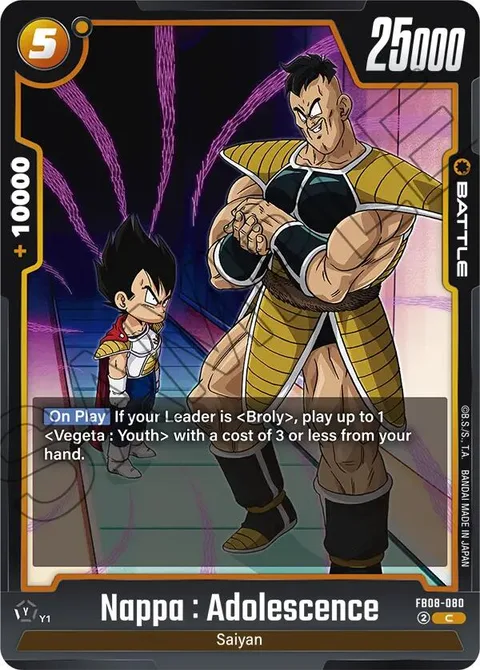 Nappa : Adolescence (FB08-080) [Fusion World]