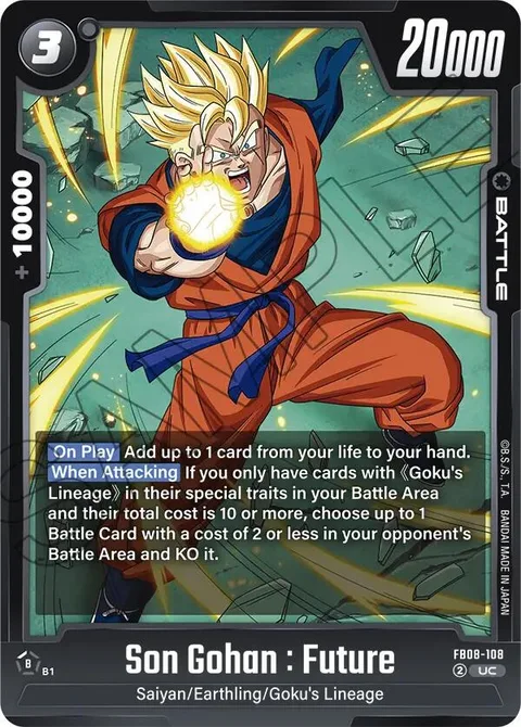 Son Gohan : Future (FB08-108) [Fusion World]