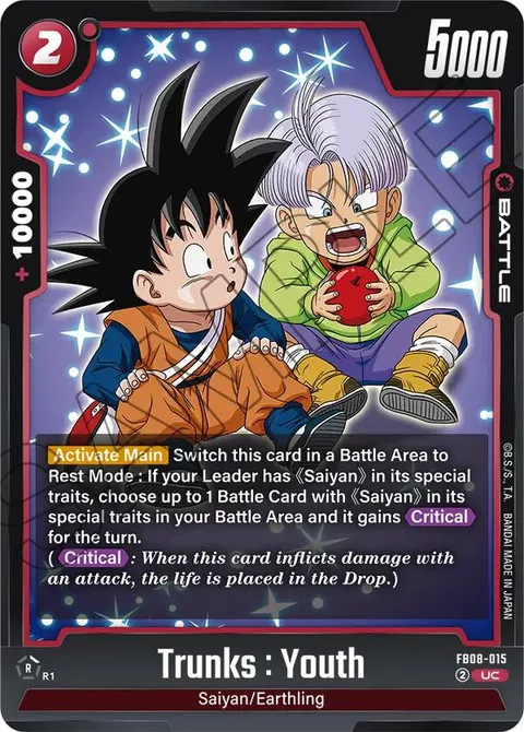 Trunks : Youth (FB08-015) [Fusion World]