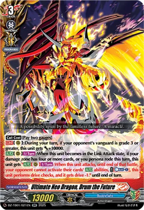 Ultimate Neo Dragon, Drum the Future [D-Format]