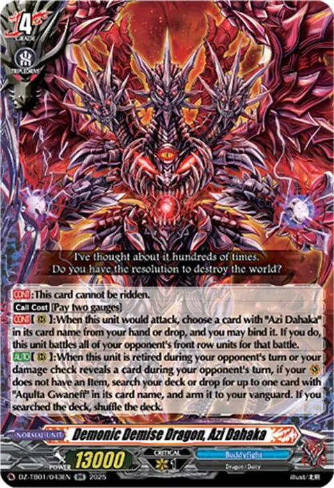 Demonic Demise Dragon, Azi Dahaka [D-Format]