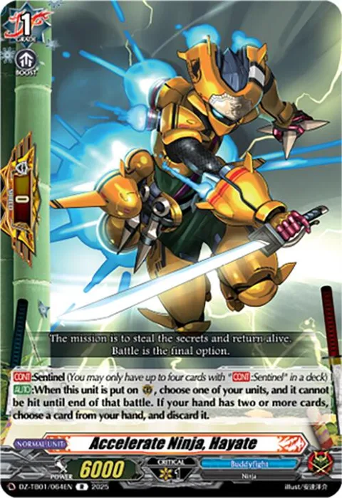 Accelerate Ninja, Hayate [D-Format]