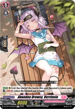 Abandon Drowsy, Verrinela [D-Format]