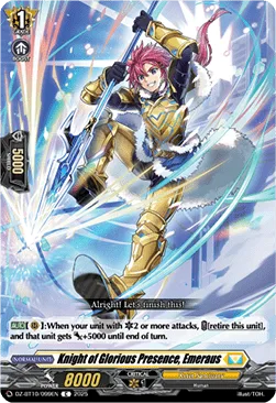 Knight of Glorious Presence, Emeraus [D-Format]