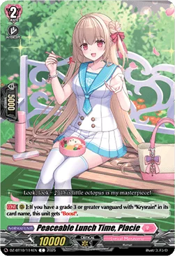 Peaceable Lunch Time, Placie [D-Format]
