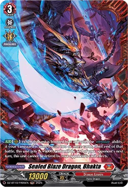 Sealed Blaze Dragon, Bhakta [D-Format]
