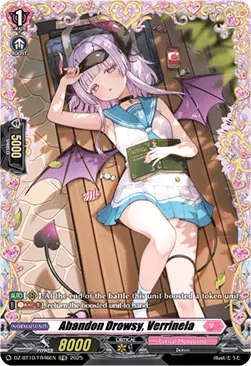 Abandon Drowsy, Verrinela [D-Format]