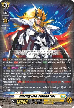 Blazing Lion, Platina Ezel [D-Format]