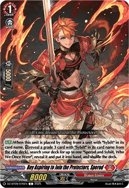 Boy Aspiring to Join the Protectors, Sperod [D-Format]