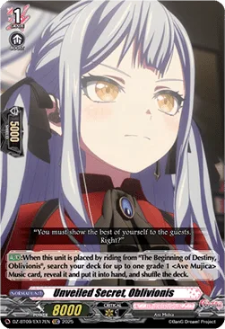 Unveiled Secret, Oblivionis [D-Format]
