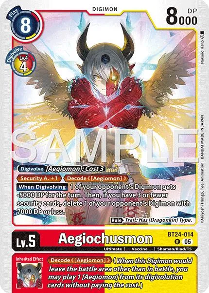 Aegiochusmon (BT24-014)
