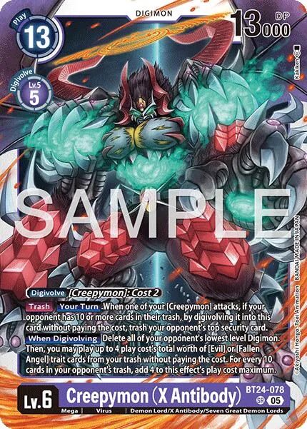 Creepymon (X Antibody) (BT24-078)