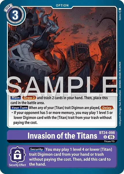 Invasion of the Titans (BT24-098)