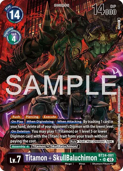 Titamon + SkullBaluchimon (BT24-081)