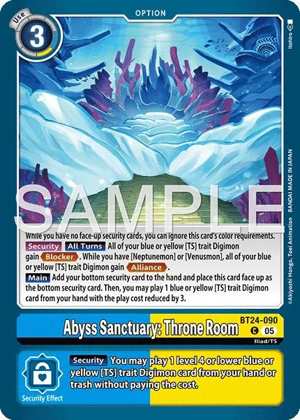 Abyss Sanctuary: Throne Room (BT24-090)
