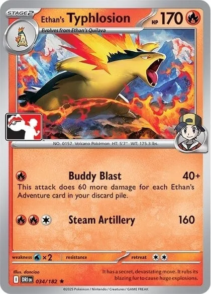 Ethan's Typhlosion [Buddy Blast | Steam Artillery]