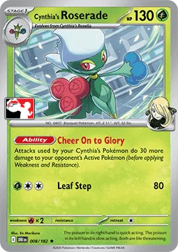 Cynthia's Roserade [Cheer On to Glory | Leaf Step]