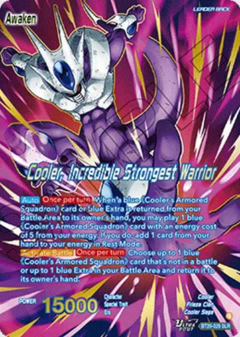 Cooler // Cooler, Incredible Strongest Warrior