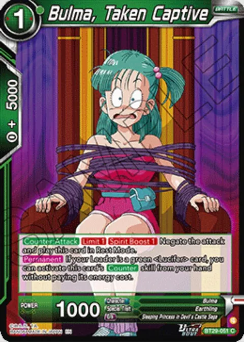 Bulma, Taken Captive