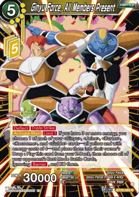 Ginyu Force, All Members Present