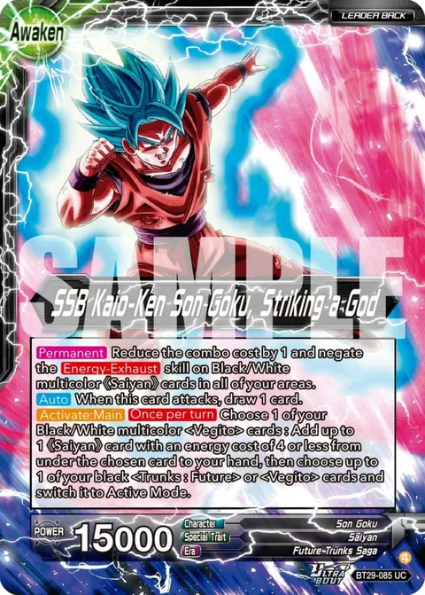 Son Goku // SSB Kaio-Ken Son Goku, Striking a God